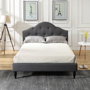 king size upholstered bed frame