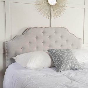 christopher knight home morris tufted fabric headboard