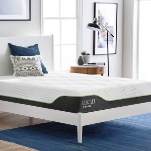 lucid 10 inch memory foam mattress