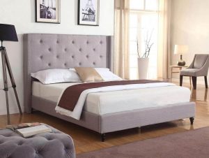 king size bed frame and headboard
