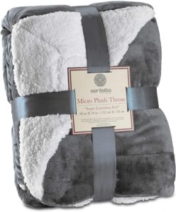 Genteele Super Soft Luxurious Sherpa Throw Blanket