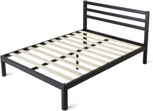 king size wooden platform bed
