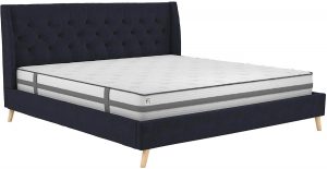 upholstered king bed