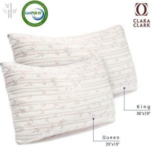 bamboo memory foam pillow