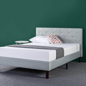 fabric king size bed frame