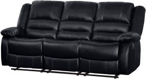 double recliner sofa fabric