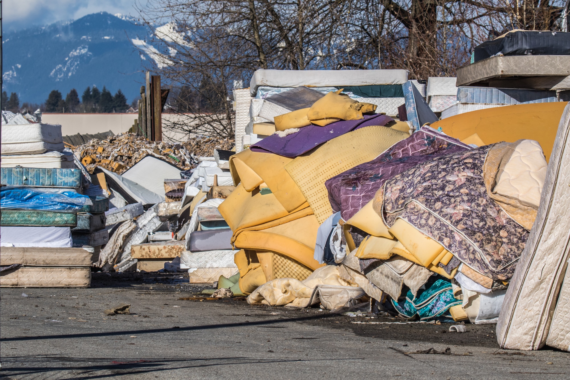 mattress recycling facility