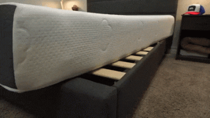 Sliding On Platform Beds, How To Keep A Bed Frame From Sliding